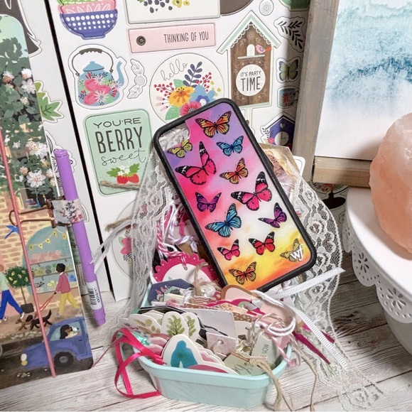 Wildflower Other - Wildflower iPhone 8 Antonio Garza Butterfly Print Cell Phone Accessory Case